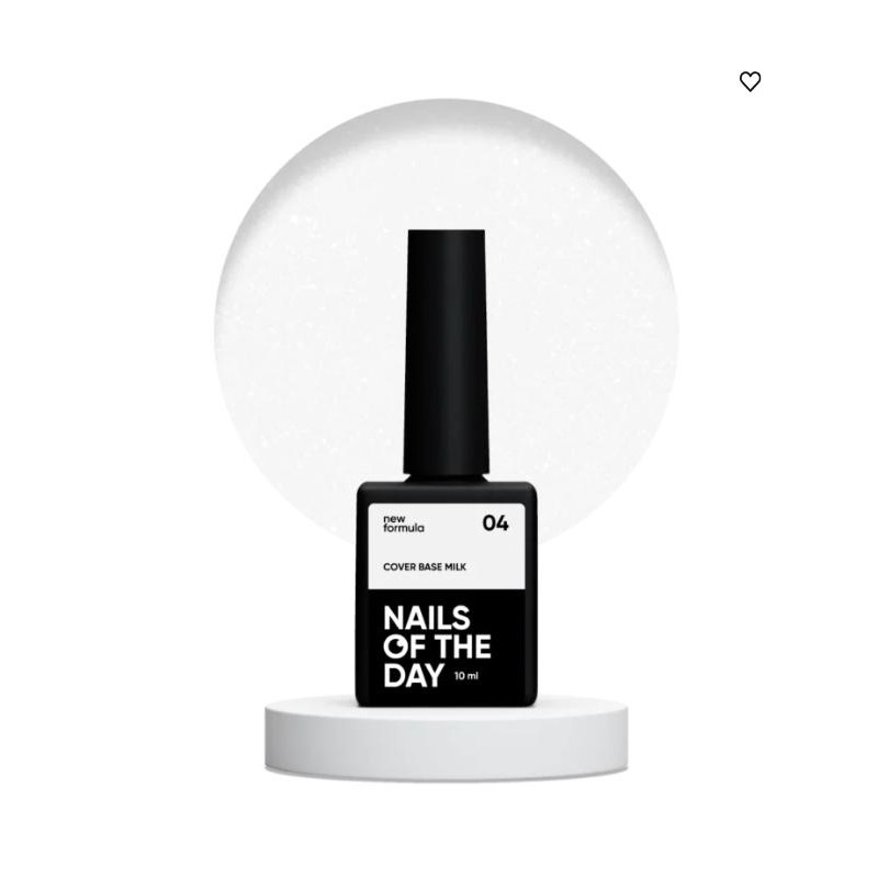 NAILSOFTHEDAY Cover base milk 04  10 ml new formul