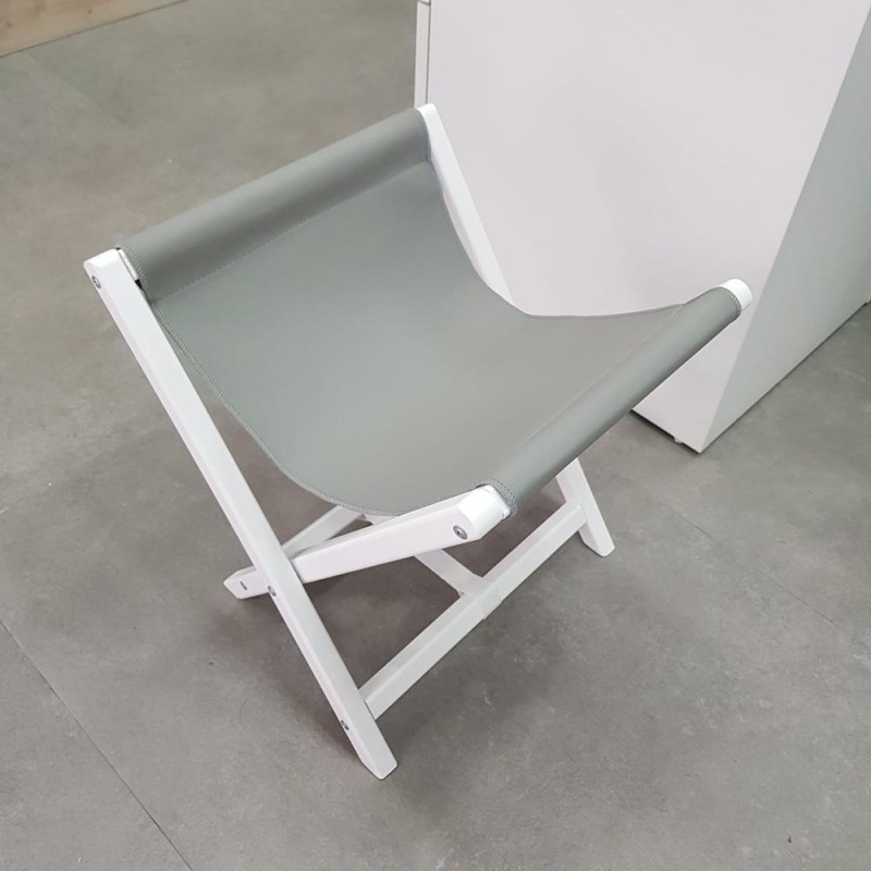 SOPORTE PARA BOLSO POLIPIEL GRIS   BLANCO