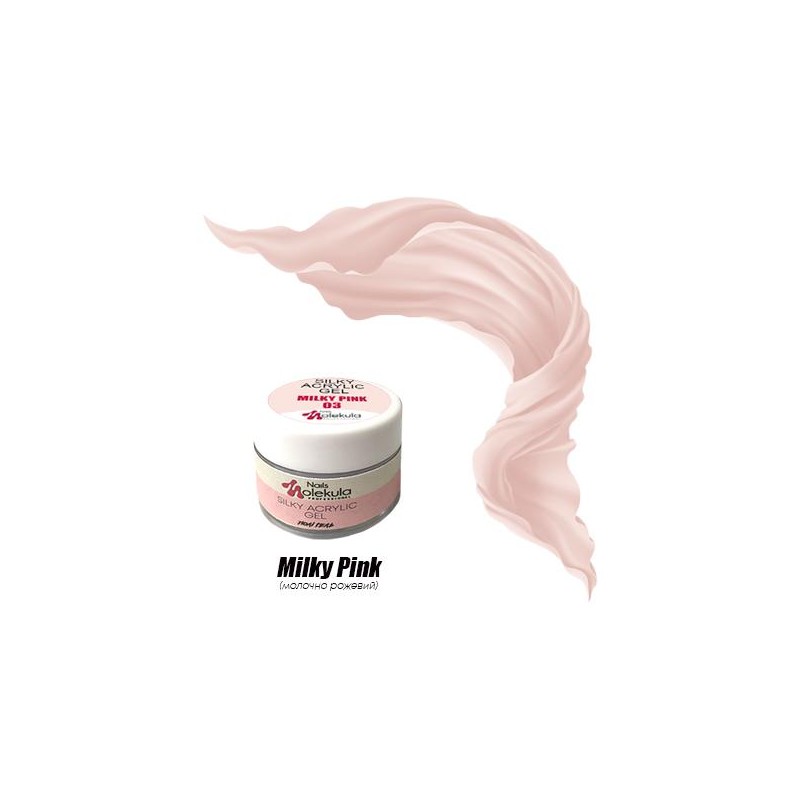 MOLEKULA   ACRYLIC GEL   MILKY PINK  03  30 ML