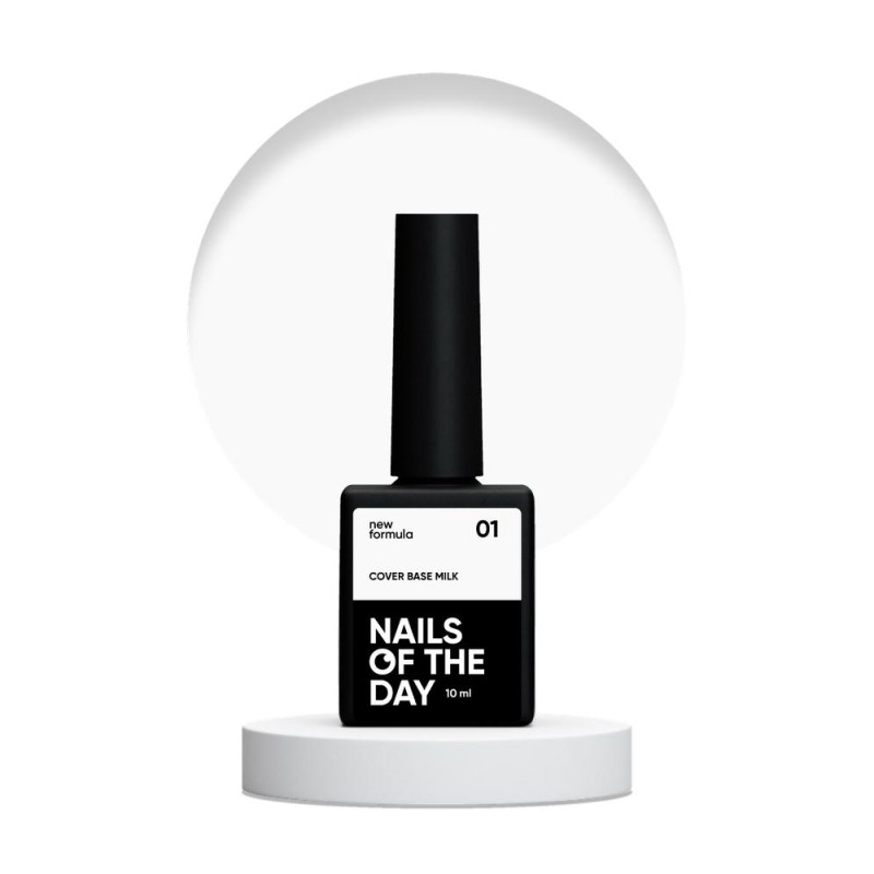 NAILSOFTHEDAY Cover base milk 01  10 ml new formul