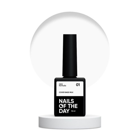 NAILSOFTHEDAY Cover base milk 01  10 ml new formul