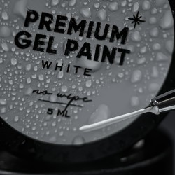 NAILSOFTHEDAY Premium gel paint White no wipe, 5ml